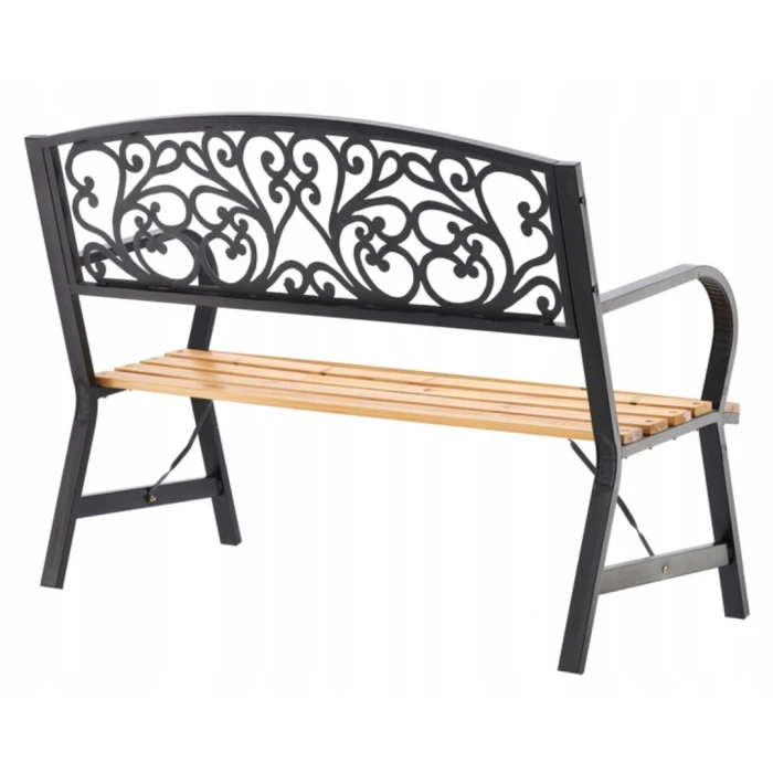 Лавка для саду Chomik GARDEN LINE SUNNY з декоративною спинкою