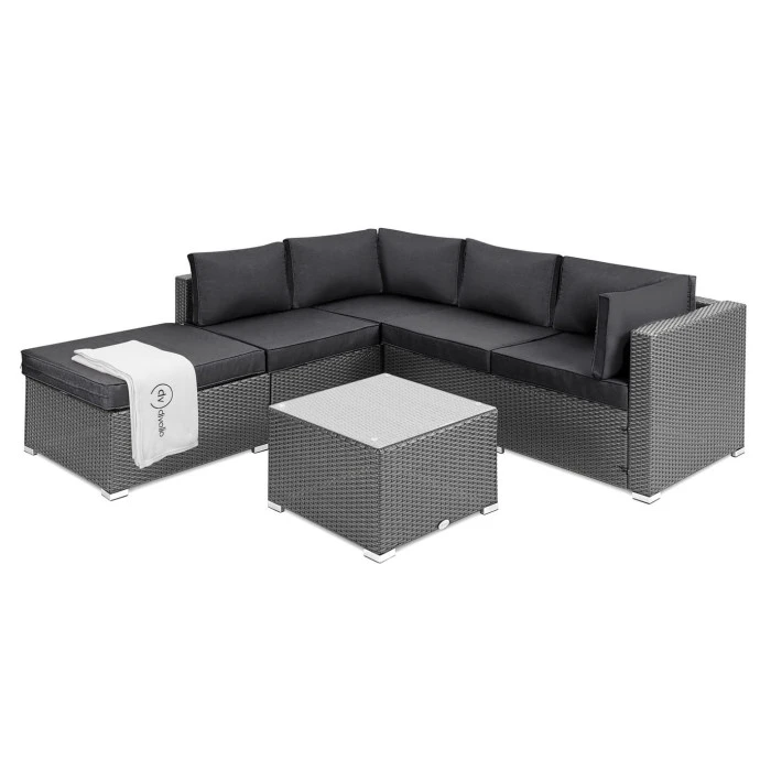 Набор садовой мебели Di Volio Imperia - Серый/Графитный