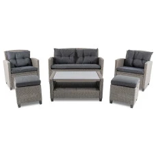 Набір садових меблів Di Volio Firenze сірий/графітовий
