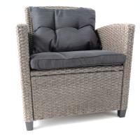 Набір садових меблів Di Volio Firenze сірий/графітовий