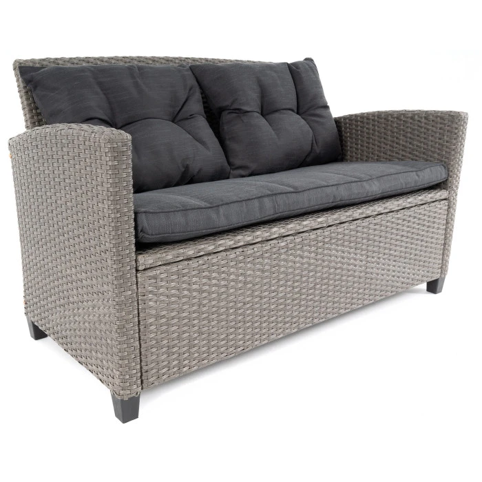 Набір садових меблів Di Volio Firenze сірий/графітовий