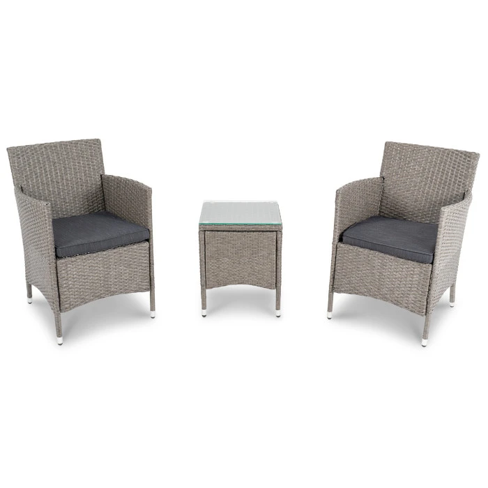 Комплект садових меблів меблі Di Volio Siena сірий/графітовий