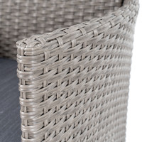 Комплект садових меблів меблі Di Volio Siena сірий/графітовий