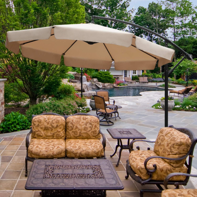 Зонтик садовый Di Volio EMPOLI 300см бежевый