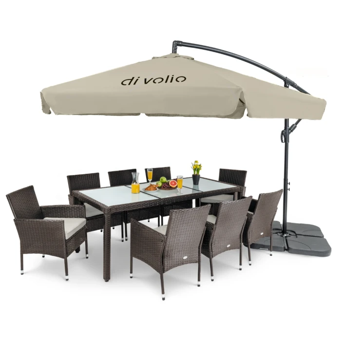 Зонтик садовый Di Volio EMPOLI 300см бежевый