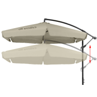 Зонтик садовый Di Volio EMPOLI 300см бежевый