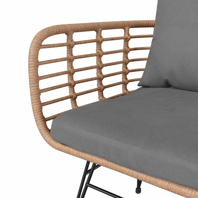 Набор садовой мебели Di Volio Savio бежевый/темно-серый