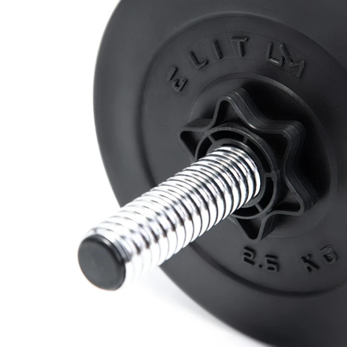 Набір композитних дисків Elitum Titan 29кг для гантелей та штанг + 2 грифа