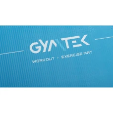 Коврик (мат) для фитнеса и йоги Gymtek NBR 1,5см голубой