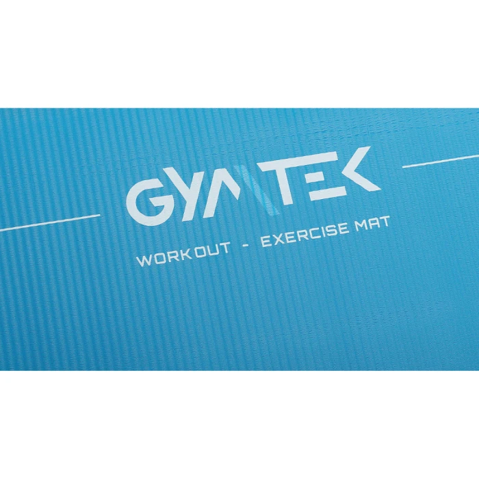 Коврик (мат) для фитнеса и йоги Gymtek NBR 1,5см голубой