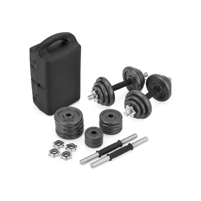 Набор гантели в кейсе Gymtek чугунные 2х10кг.