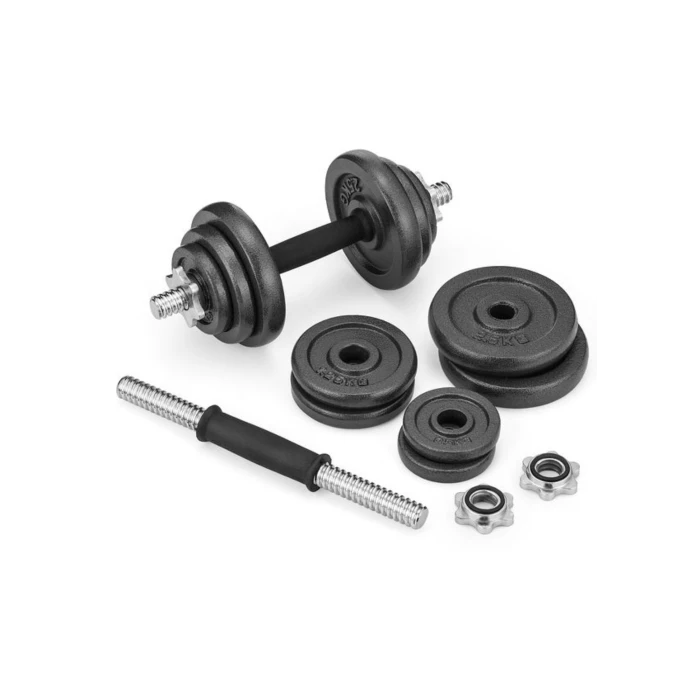 Набор гантели в кейсе Gymtek чугунные 2х10кг.