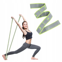 Резинка для фітнесу з петлями Gymtek 86,5 х 4см зелена