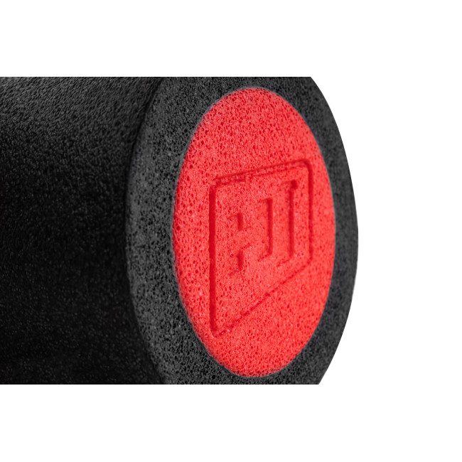 Масажний ролик (валик, роллер) Hop-Sport EPE 45см чорно-червоний