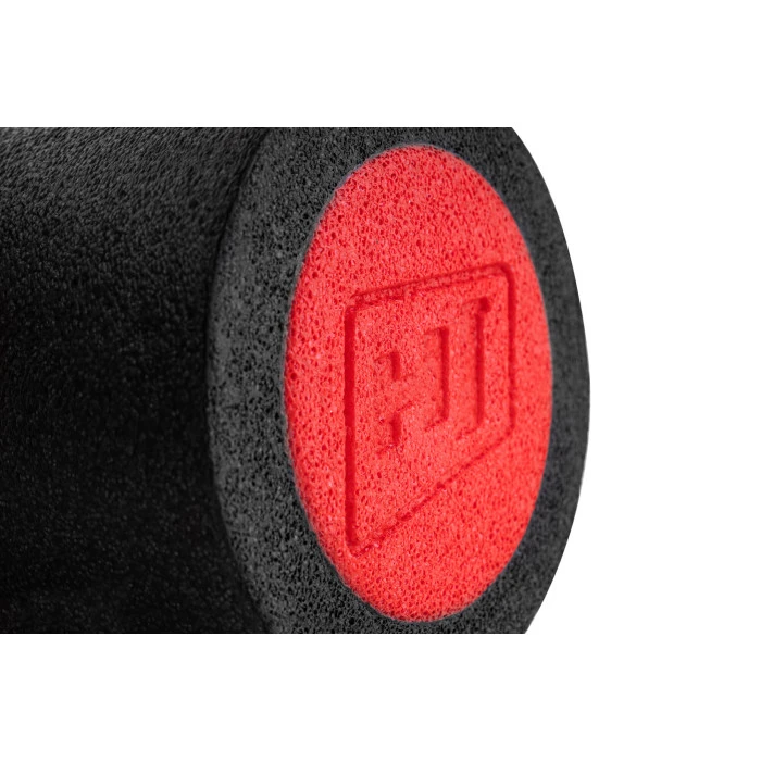 Масажний ролик (валик, роллер) Hop-Sport EPE 45см чорно-червоний