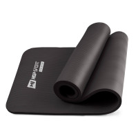 Мат для фитнеса и йоги Hop-Sport HS-N015GM 1,5см черный