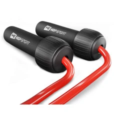 Скакалка с утяжелителем Hop-Sport HS-F050JR красная