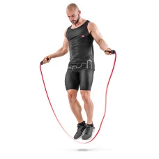 Скакалка с утяжелителем Hop-Sport HS-F050JR красная