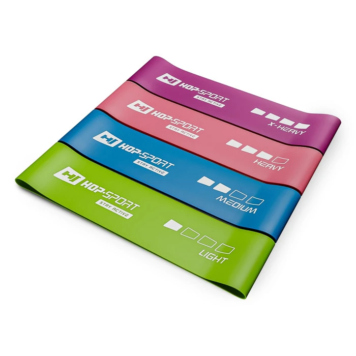 Набір резинок для фітнесу Hop-Sport 600x75мм HS-L675RL