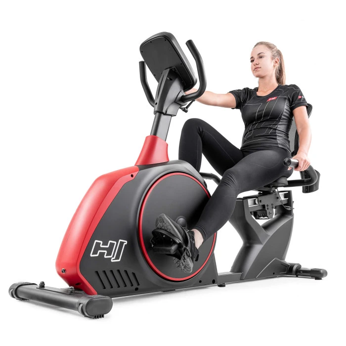 Горизонтальный велотренажер Hop-Sport HS-095L Scale черный+мат