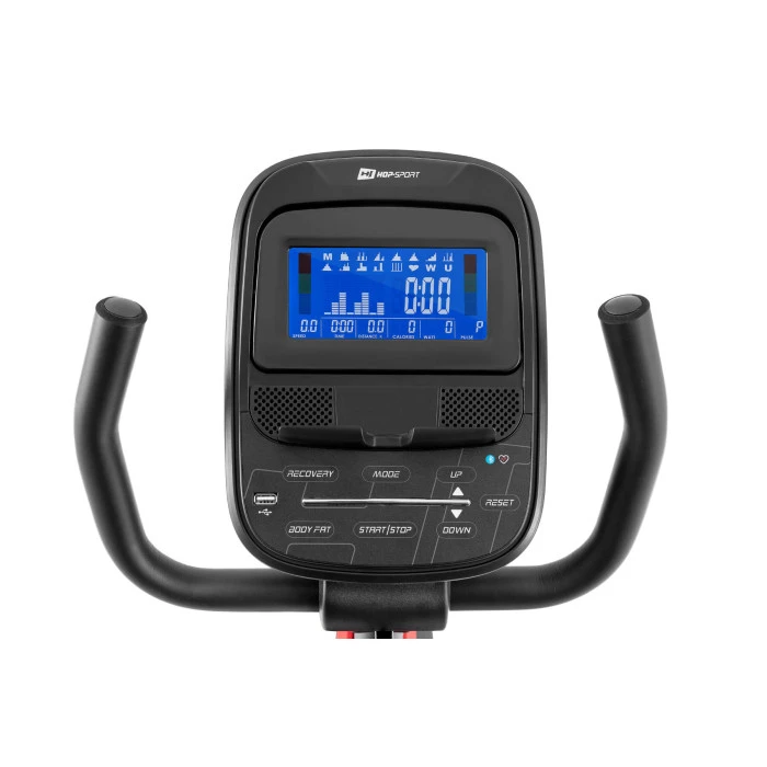 Горизонтальный велотренажер Hop-Sport HS-095L Scale черный+мат