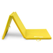 Мат гимнастический Hop-Sport HS-064FM 4см жесткий желтый.