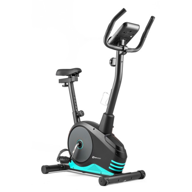 Велотренажер Hop-Sport HS-2080 Spark черно-бирюзовый (2020)