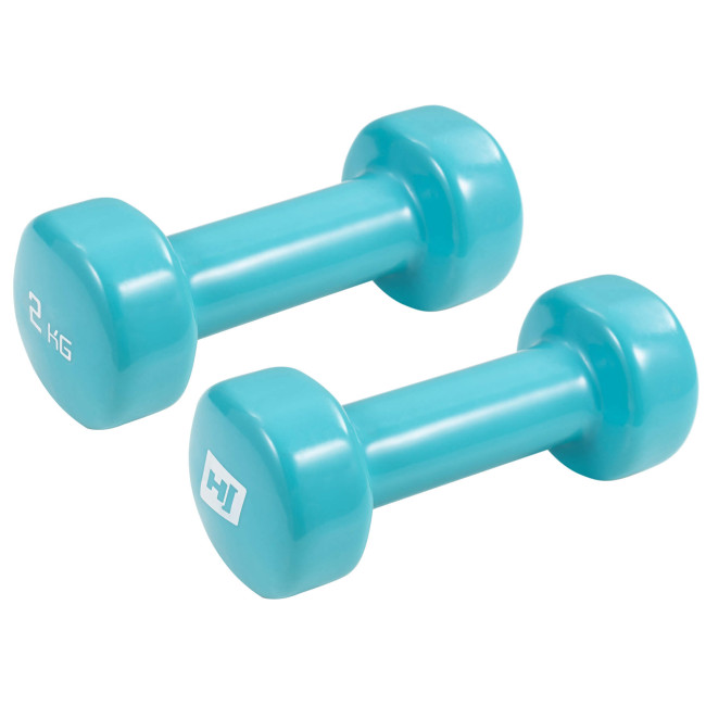 Гантелі для фітнесу вінілові круглі Hop-Sport HS-V020DC 2х2кг