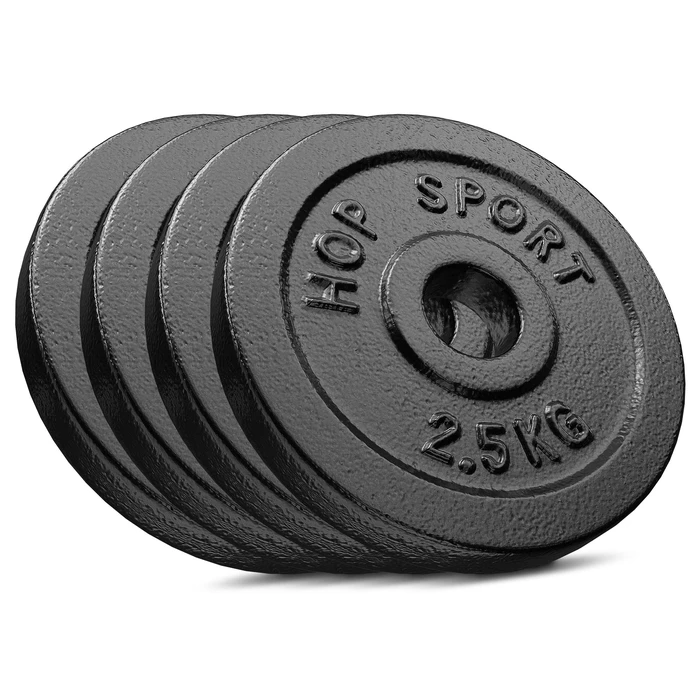 Сет из металлических дисков Hop-Sport Strong 4x2,5кг.