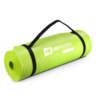 Мат для фітнесу та йоги Hop-Sport HS-N015GM 1,5см салатовий