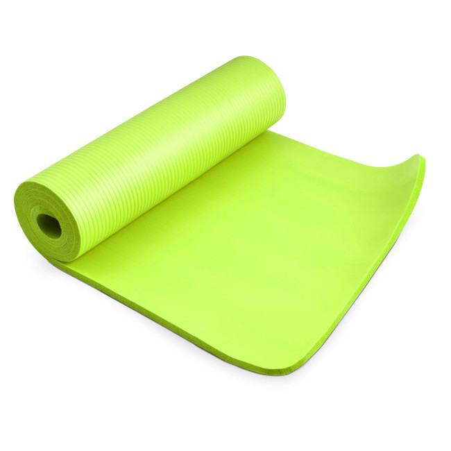 Мат для фитнеса и йоги Hop-Sport HS-N015GM 1,5см салатовый