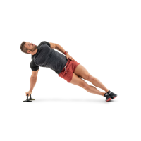 Упори для віджимань металеві HS-M020PU чорно-жовті