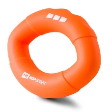 Еспандер силіконовий овальний 22,6кг Hop-Sport HS-S022OG помаранчевий