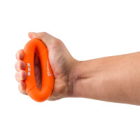 Еспандер силіконовий овальний 22,6кг Hop-Sport HS-S022OG помаранчевий