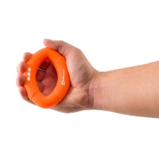 Еспандер силіконовий овальний 22,6кг Hop-Sport HS-S022OG помаранчевий