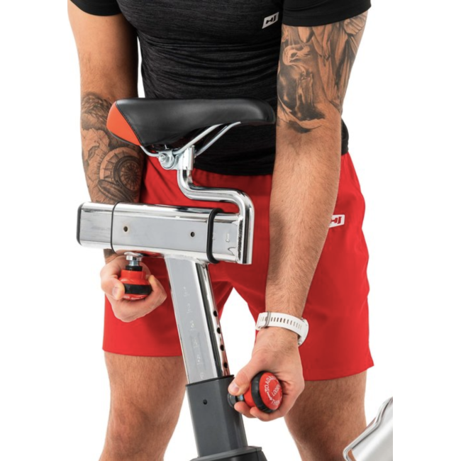 Спінбайк Hop-Sport HS-065IC чорно-сірий Delta