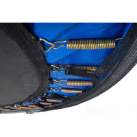 Батут Hop-Sport 8ft (244см) чорно-синій з внутрішньою сіткою