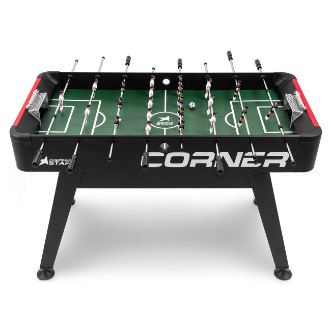 Настільний футбол Hop-Sport Corner чорно-червоний