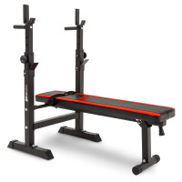 Набор Hop-Sport Premium 69кг со скамьей HS-1080 и штангой