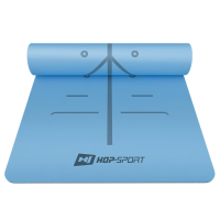 Йога-мат Hop-Sport PU 0,5см 183 x 68см HS-P005GM темно-синий