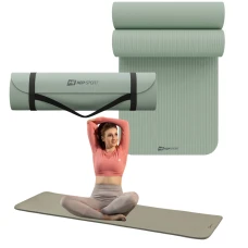 Коврик для йоги Hop-Sport HS-NB010GM NBR 1см оливковий