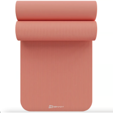 Коврик для йоги Hop-Sport HS-NB015GM NBR 1,5см персиковый