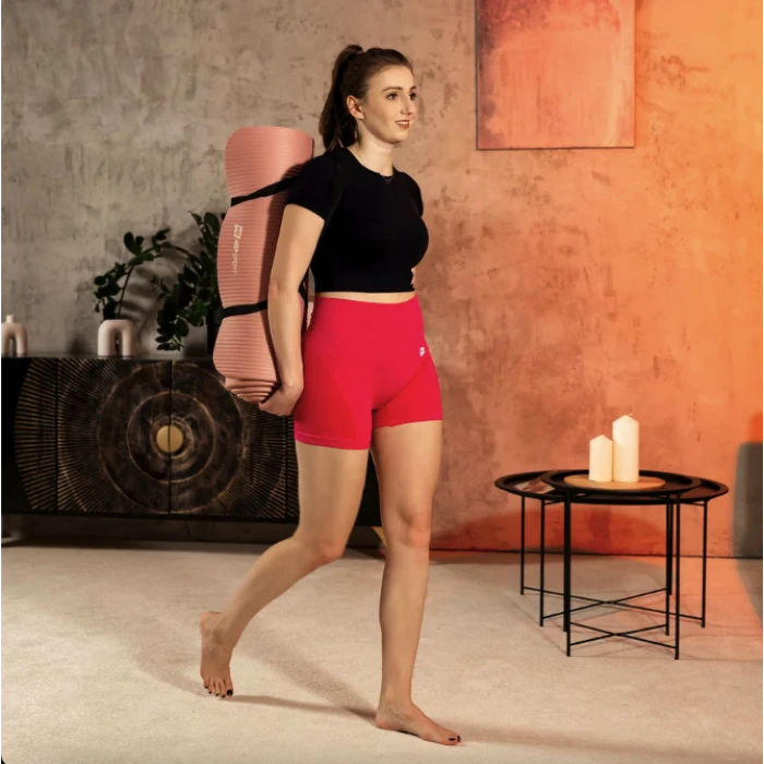 Коврик для йоги Hop-Sport HS-NB015GM NBR 1,5см персиковий