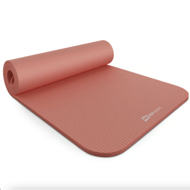 Коврик для йоги Hop-Sport HS-NB015GM NBR 1,5см персиковий