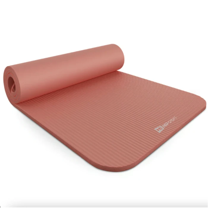 Коврик для йоги Hop-Sport HS-NB015GM NBR 1,5см персиковий