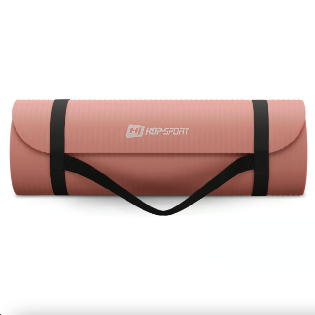 Коврик для йоги Hop-Sport HS-NB015GM NBR 1,5см персиковий