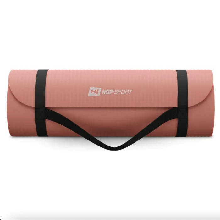 Коврик для йоги Hop-Sport HS-NB015GM NBR 1,5см персиковий