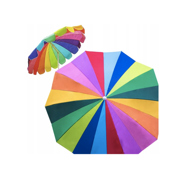 Парасолька садова Jumi Garden 220см кольоровий