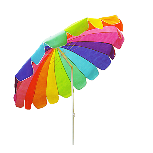 Парасолька садова Jumi Garden 220см кольоровий