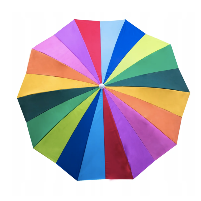 Парасолька садова Jumi Garden 220см кольоровий